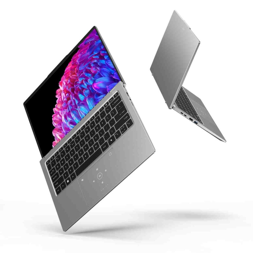 Acer Swift Go 14 laptop aluminum design