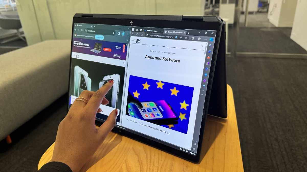 HP Spectre x360 14 in tablet mode