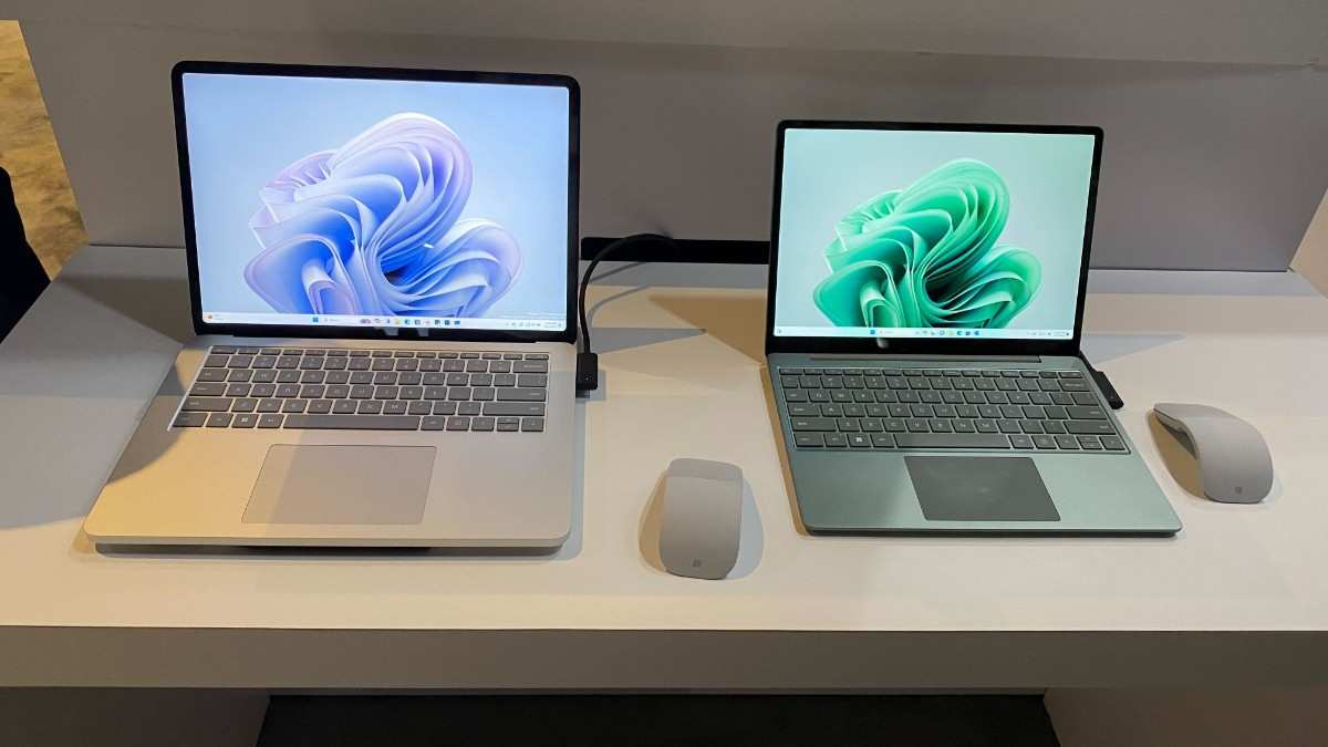 Microsoft Surface Laptop Studio 2 in different modes