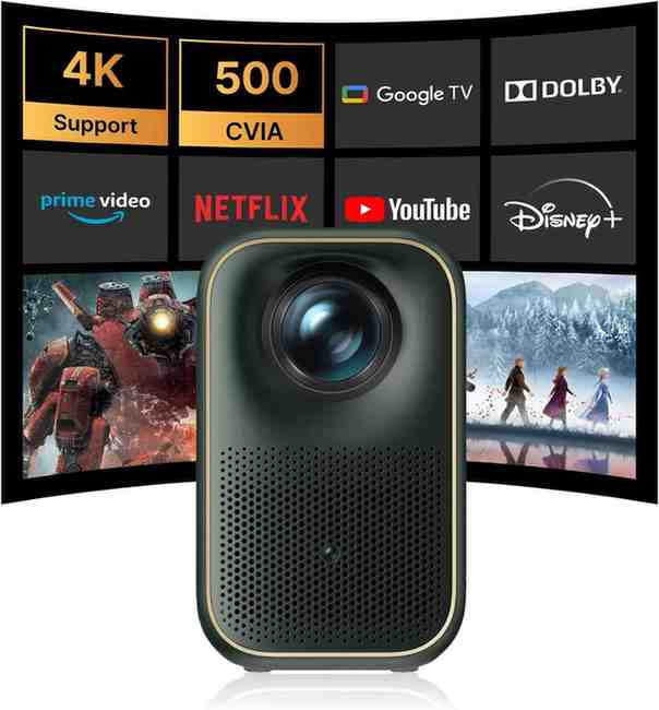 10 Best Projectors Under $500 That Will Transform Your Home Theater Experience (Reviews) Formovie Xming Page One Google TV LCD Projector