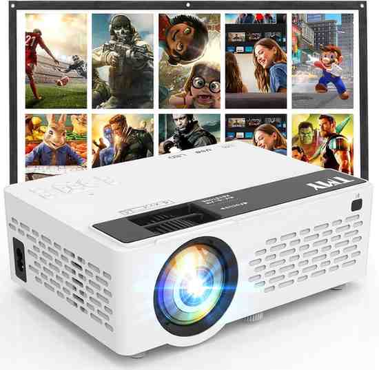 10 Best Projectors Under $500 That Will Transform Your Home Theater Experience (Reviews) TMY Projector 1080p with WiFi Bluetooth AI Focus
