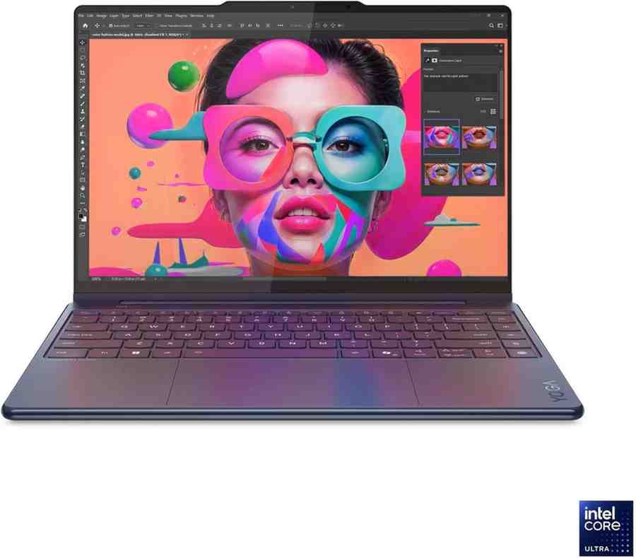 Lenovo Yoga 9i 2025 Aura Edition Cosmic Blue – Bowers & Wilkins soundbar hinge laptop
