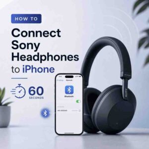 How to Connect Sony Headphones to iPhone
