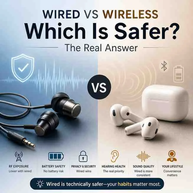 Are Wired Headphones Safer Than Wireless