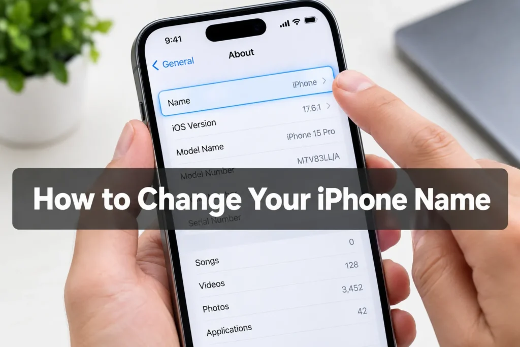 How to Change Your iPhone Name: Rename It in Under 30 Seconds for AirDrop, Bluetooth & Hotspot in 2026 How To Change Your IPhone Name