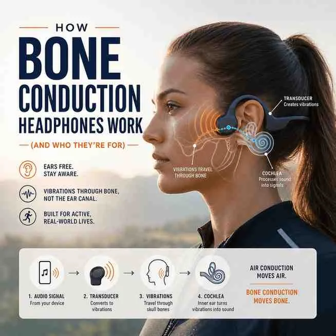 how bone conduction headphones work
